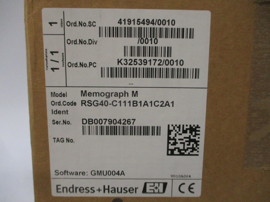 ENDRESS+HAUSER RSG40-C111B1A1C2A1 100-230VAC NSMP