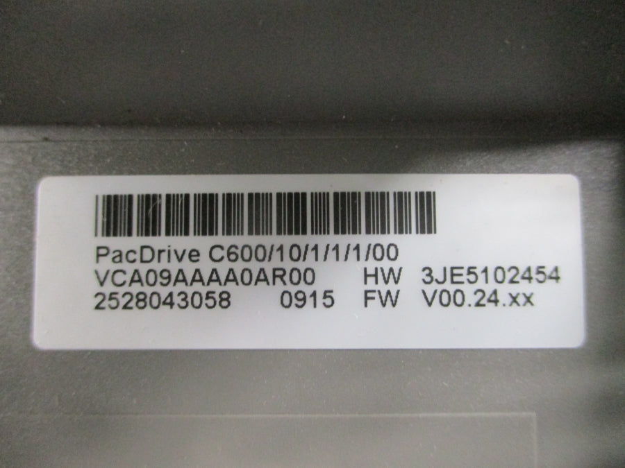 ELAU VCA09AAAA0AR00 C600/10/1/1/1/00 24VDC 2.5/3.5A UNMP