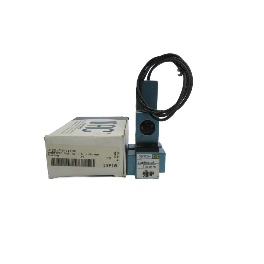 MAC 912B-PM-111AA 110/120V 25-150PSI NSMP