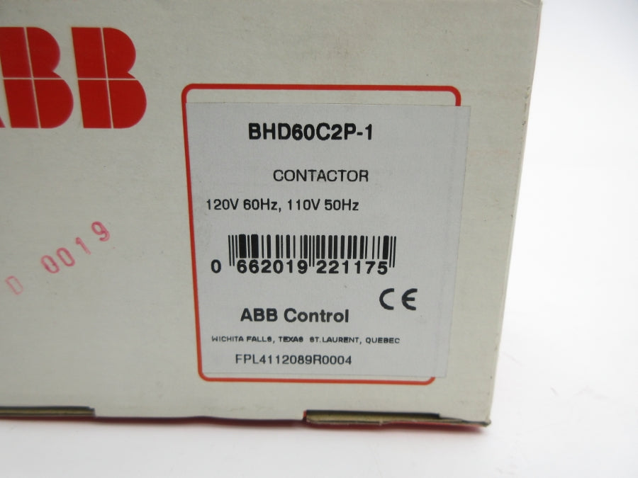 ABB BHD60C2P-1 110/120V NSMP