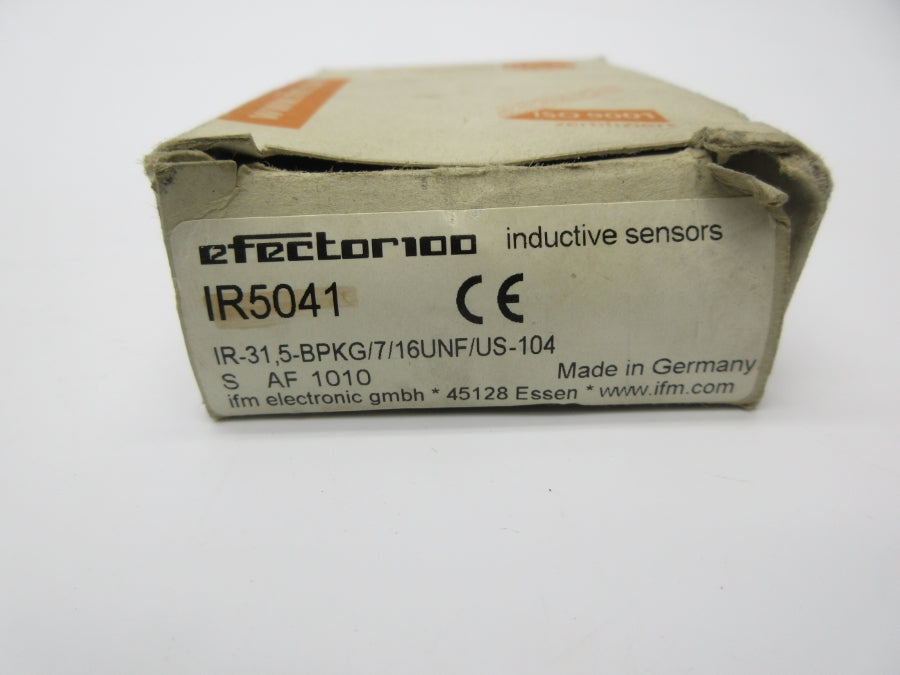 IFM EFECTOR IR5041 IR-31.5-BPKG/7/16UNF/US-104 10-36VDC NSMP