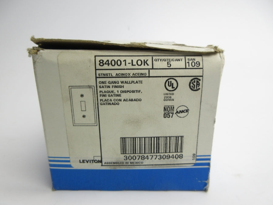 LEVITON 84001-LOK (PKG OF 5) NSMP