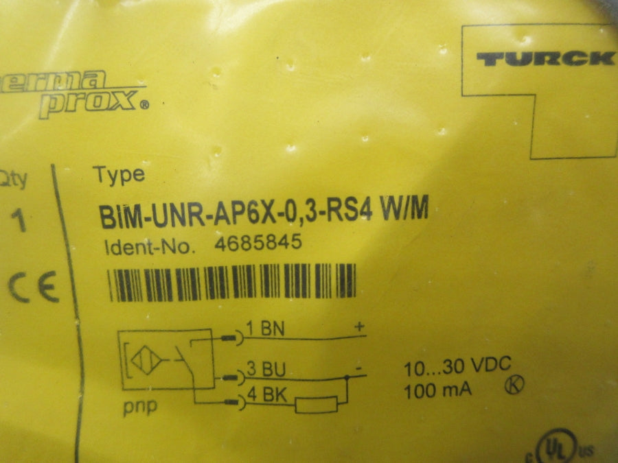 TURCK BIM-UNR-AP6X-0.3-RS4W/M 4685845 10-30VDC NSMP