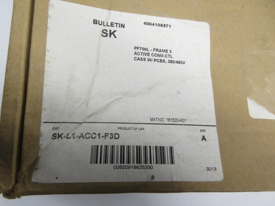 ALLEN BRADLEY SK-L1-ACC1-F3D SER. A (BR/WH) NSFS