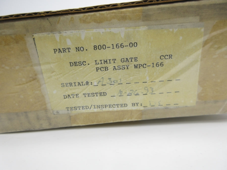 WEB WPC166 800-166-00 NSMP