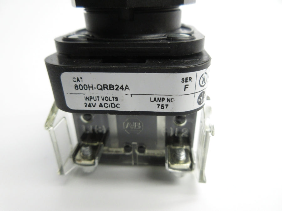ALLEN BRADLEY 800H-QRB24A SER. F 24VAC/DC NSNP