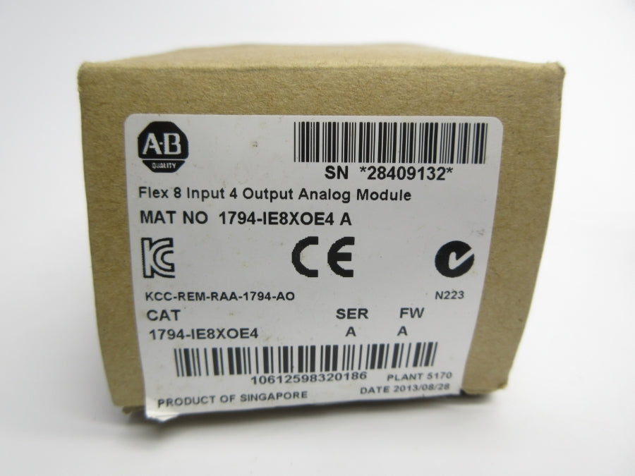 ALLEN BRADLEY 1794-IE8XOE4 SER. A F/W A 24VDC REV. B02 NSMP