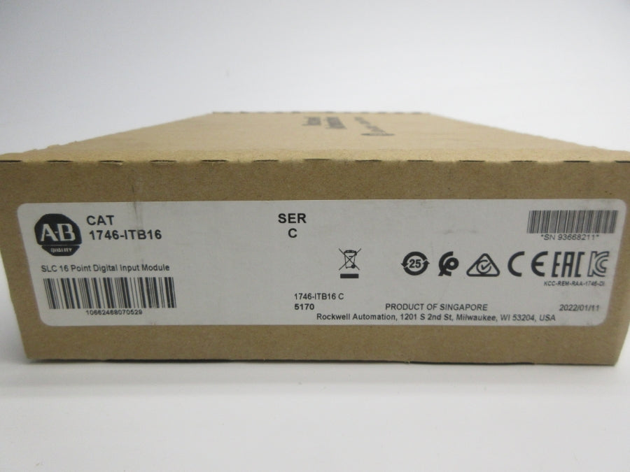 ALLEN BRADLEY 1746-ITB16 SER. C DATE: 2022 NSFS