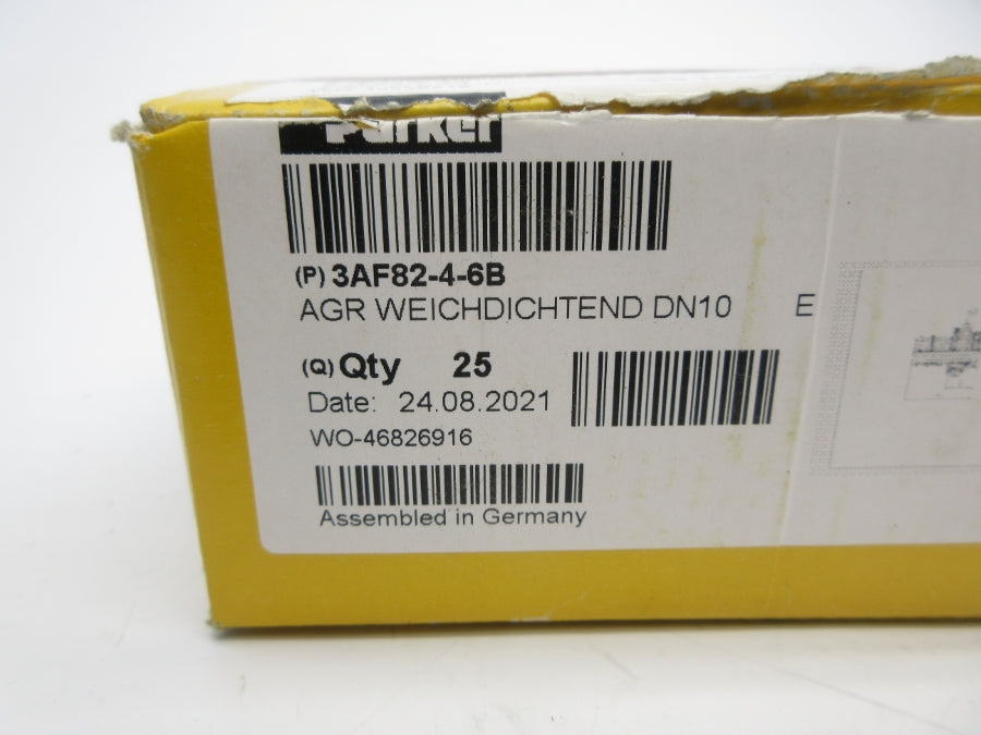 PARKER 3AF82-4-6B (PKG OF 25) NSMP