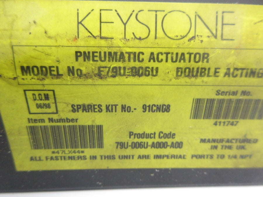 KEYSTONE F79U-006U UNMP