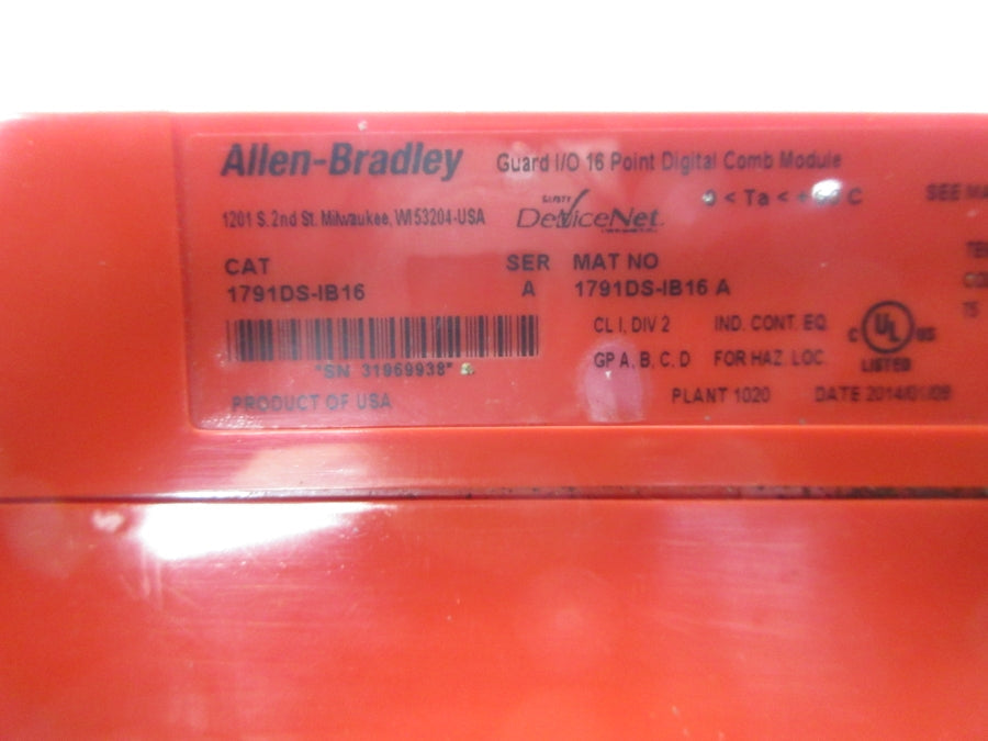 ALLEN BRADLEY 1791DS-IB16 SER. A NSNP