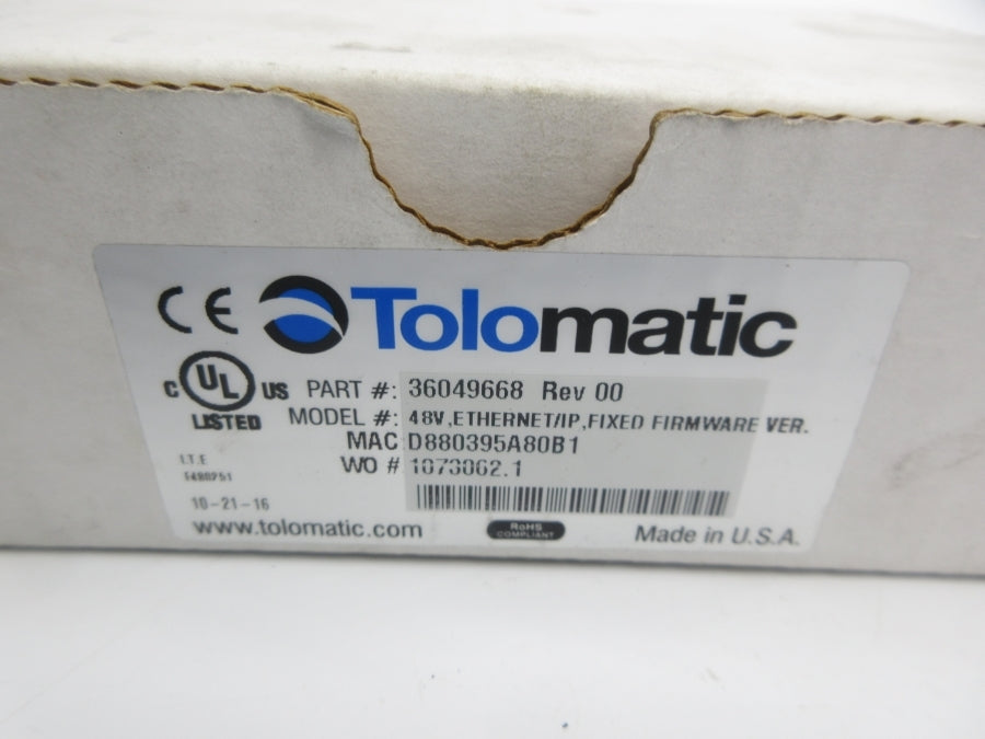 TOLOMATIC 36049668 48V REV. 00 NSMP