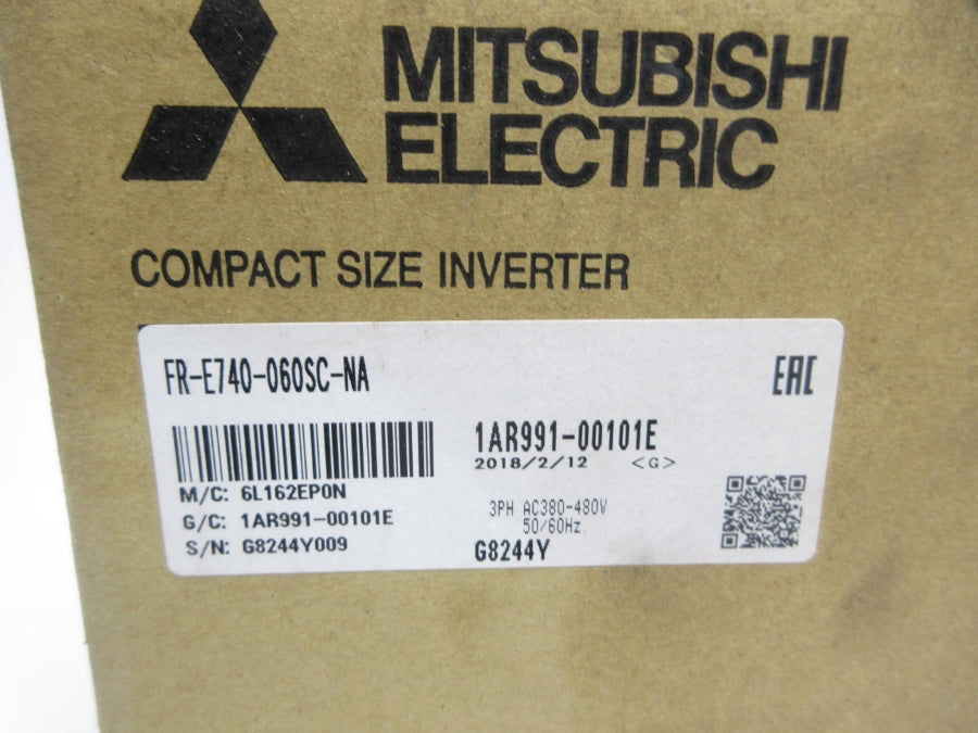 MISTUBISHI ELECTRIC FR-E740-060SC-NA 380-480VAC 9.7A NSMP