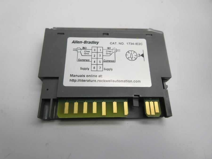ALLEN BRADLEY 1734-IE2C SER. C F/W 3.004 24VDC REV. A02 NSMP
