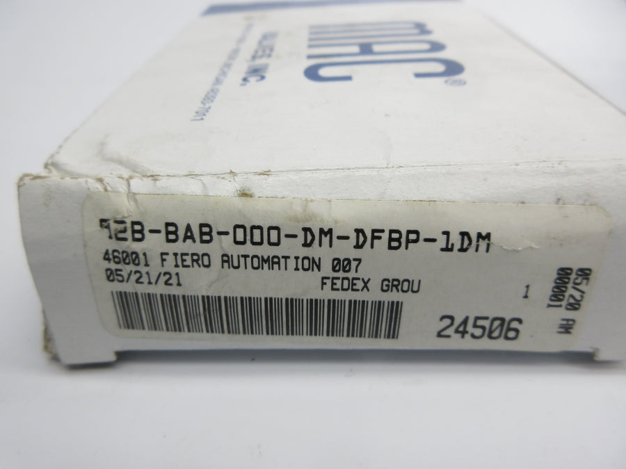 MAC 92B-BAB-000-DM-DFBP-1DM 24VDC 120PSI NSMP