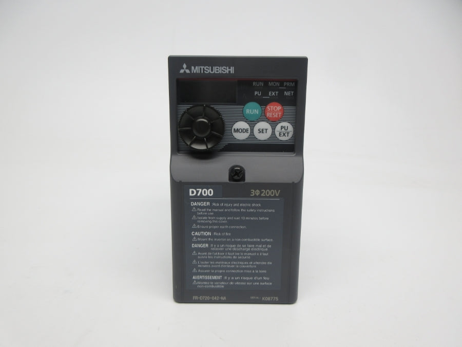 MITSUBISHI ELECTRIC FR-D720-042-NA 200-240VAC 6A NSMP
