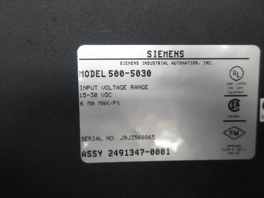 SIEMENS 500-5030 15-30VDC NSNP