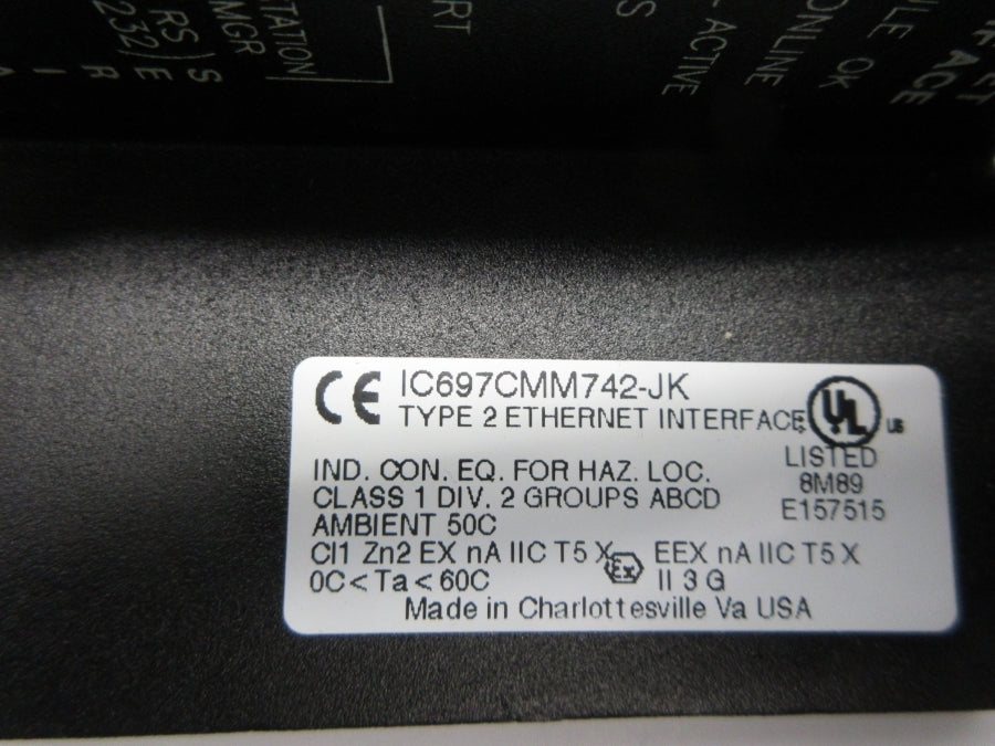 GE FANUC IC697CMM742-JK NSNP