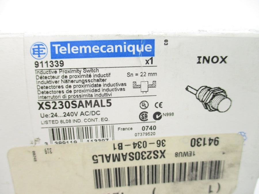 TELEMECANIQUE XS230SAMAL5 24-240VAC/DC NSMP