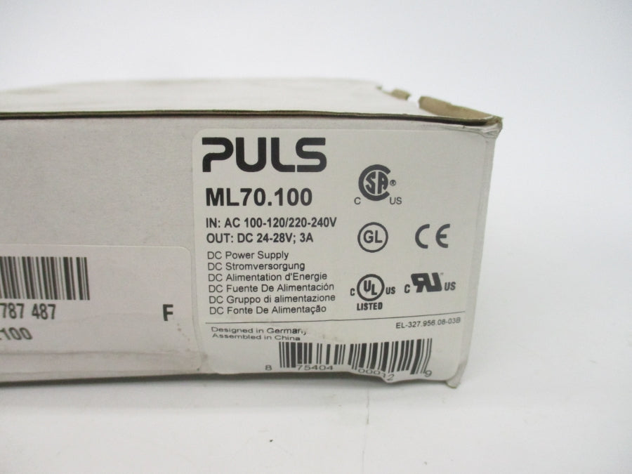 PULS ML70.100 100-120/220-240V 1.6-0.8A NSMP