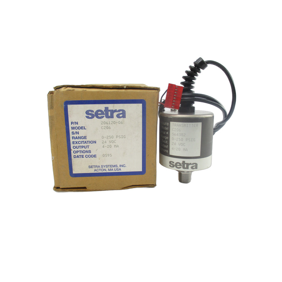 SETRA 206120-06 24VDC 0-250PSI NSMP