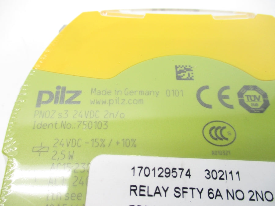 PILZ PNOZS324VDC2N/O 750103 24YVDC NSMP
