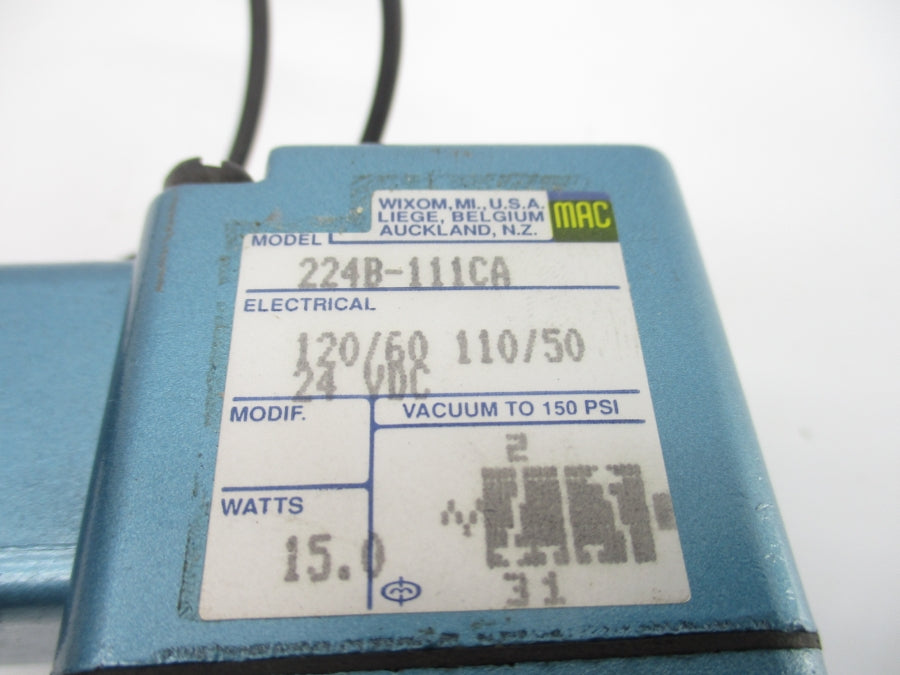 MAC 224B-111CA 110/120V 150PSI NSNP