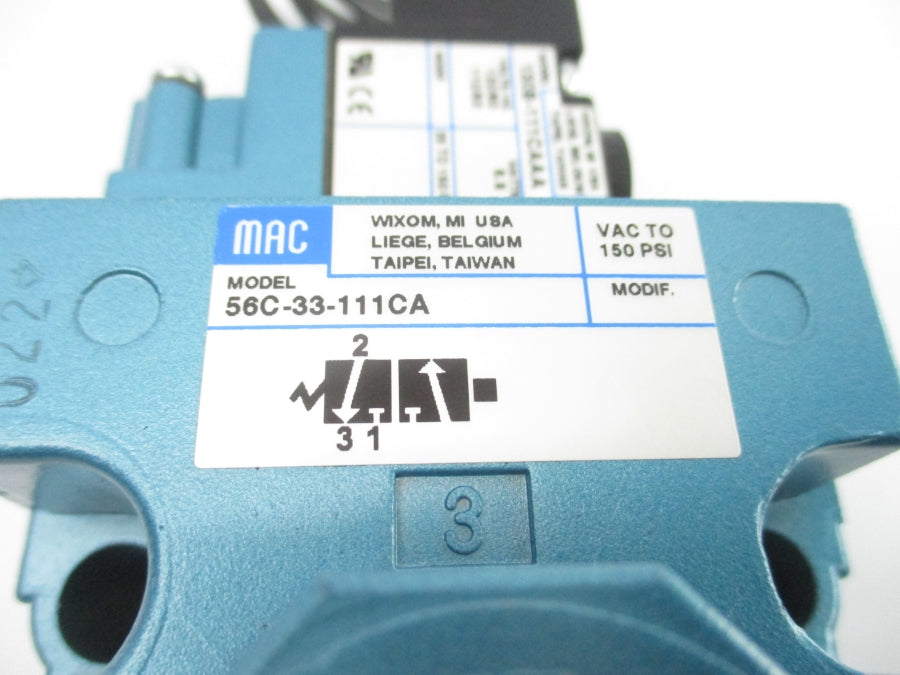 MAC 56C-33-111CA 110/120V 25-150PSI NSNP