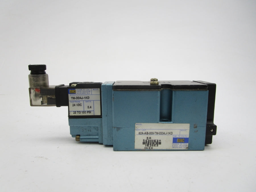 MAC 82A-AB-000-TM-DDAJ-1KD 24VDC 150PSI NSNP