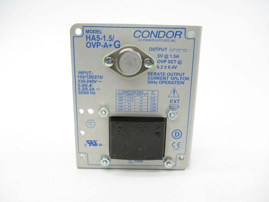 CONDOR HA5-1.5/OVP-A+G 230-240V 0.2A REV. A NSMP