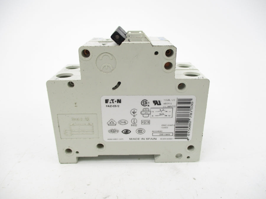 EATON FAZ-C5/2 278753 120VDC 5A NSMP