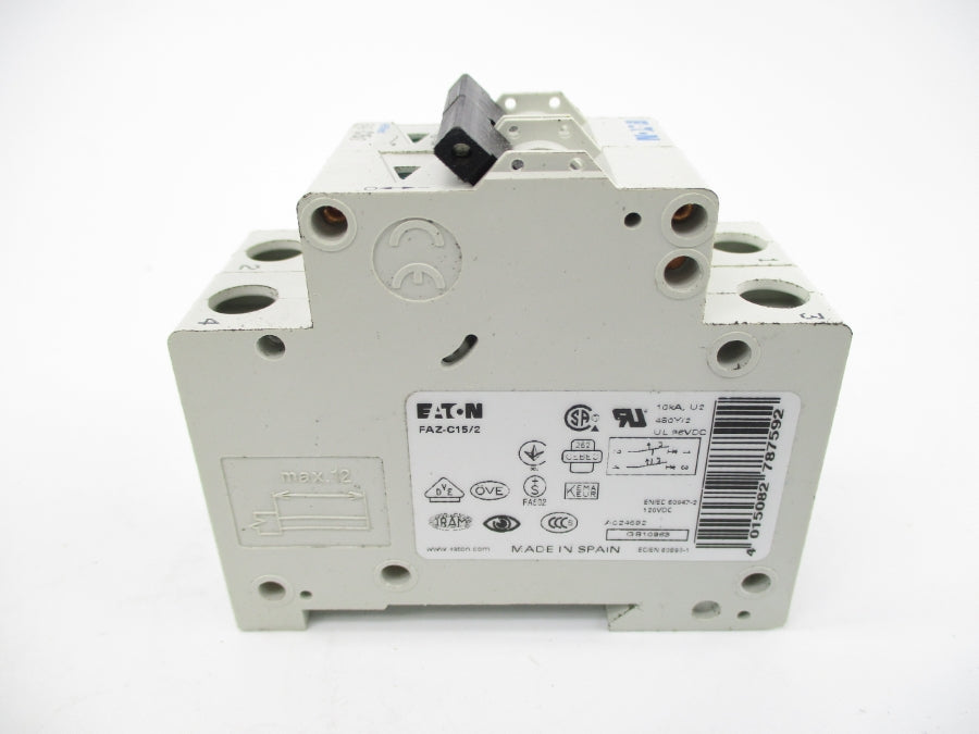 EATON FAZ-C15/2 278759 400/415V 15A NSMP