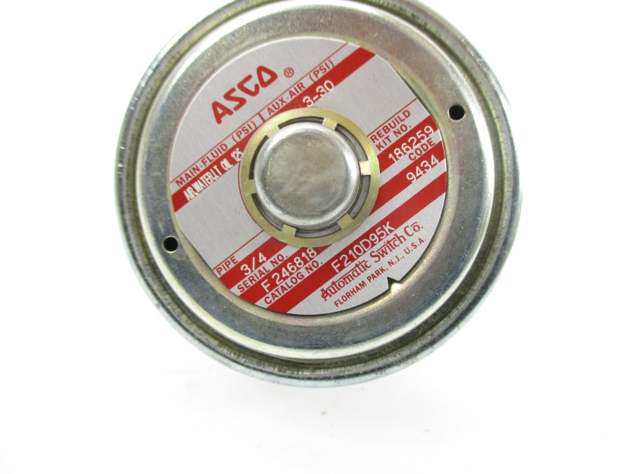 ASCO F210D95K 3-30PSI 3/4" NSNP