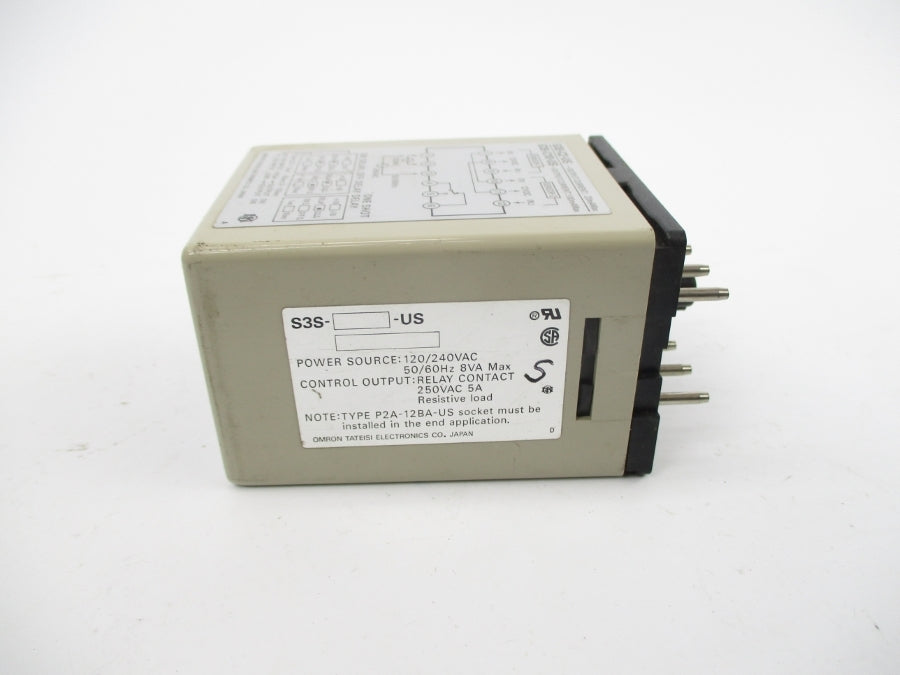 OMRON S3S-C10-US 120/240VAC 5A 1-10S NSNP