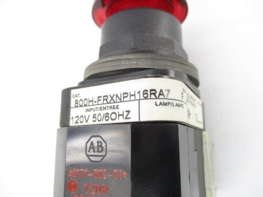 ALLEN BRADLEY 800H-FRXNPH16R47 SER. F 120V NSNP