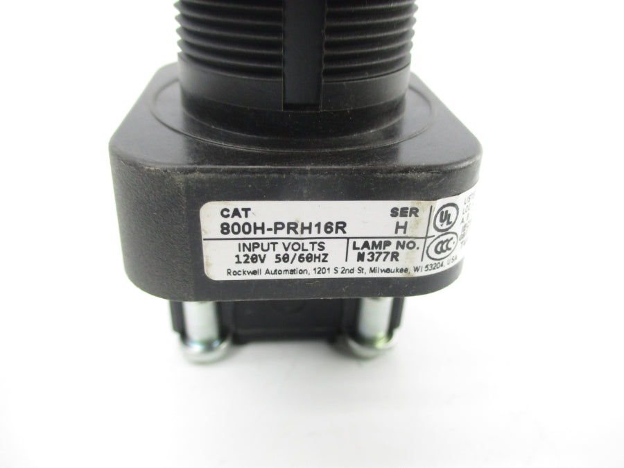 ALLEN BRADLEY 800H-PRH16R SER. H 120V NSNP