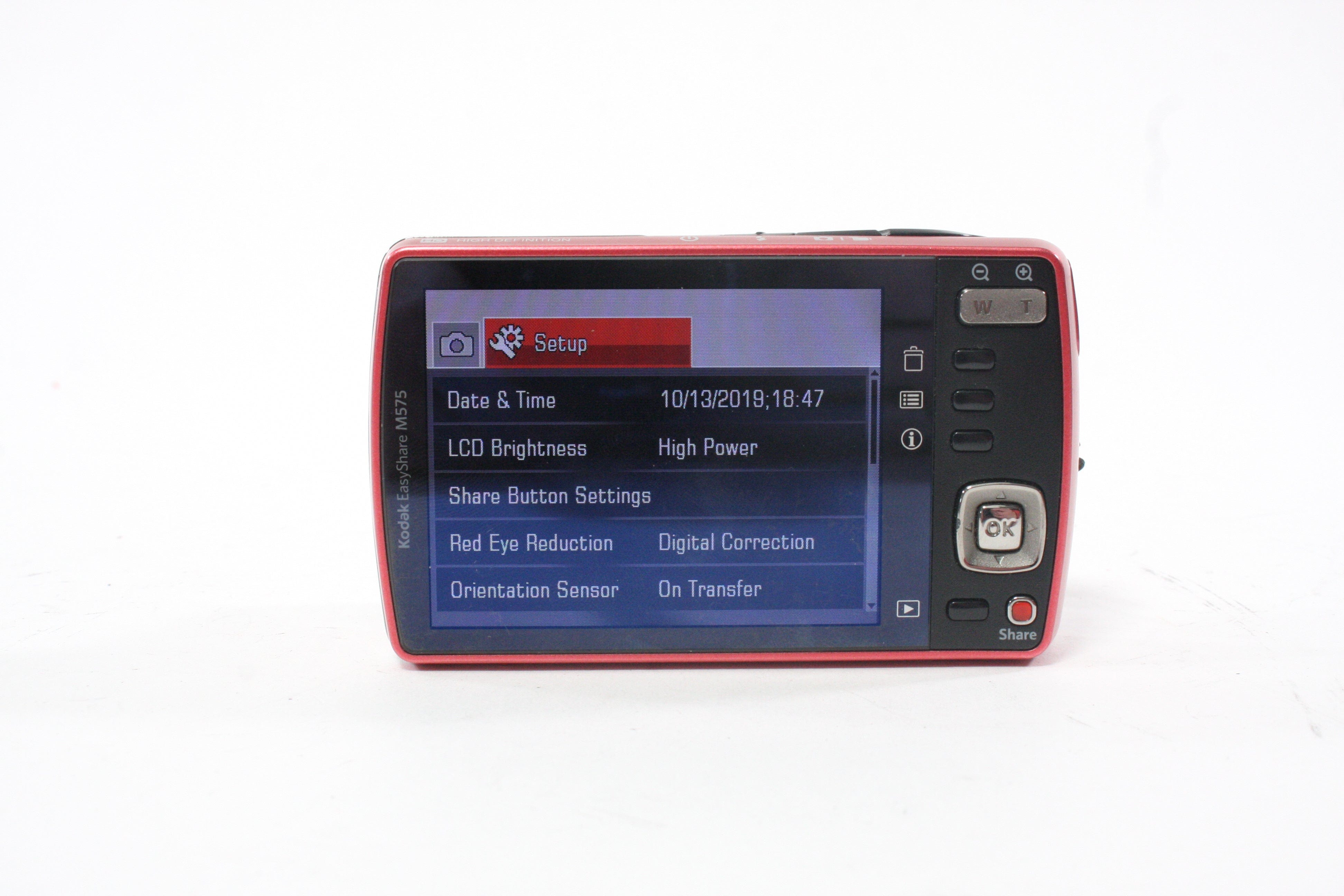 Kodak EasyShare M575 Digital Point-and-Shoot 5x Zoom 14mp (Pink)