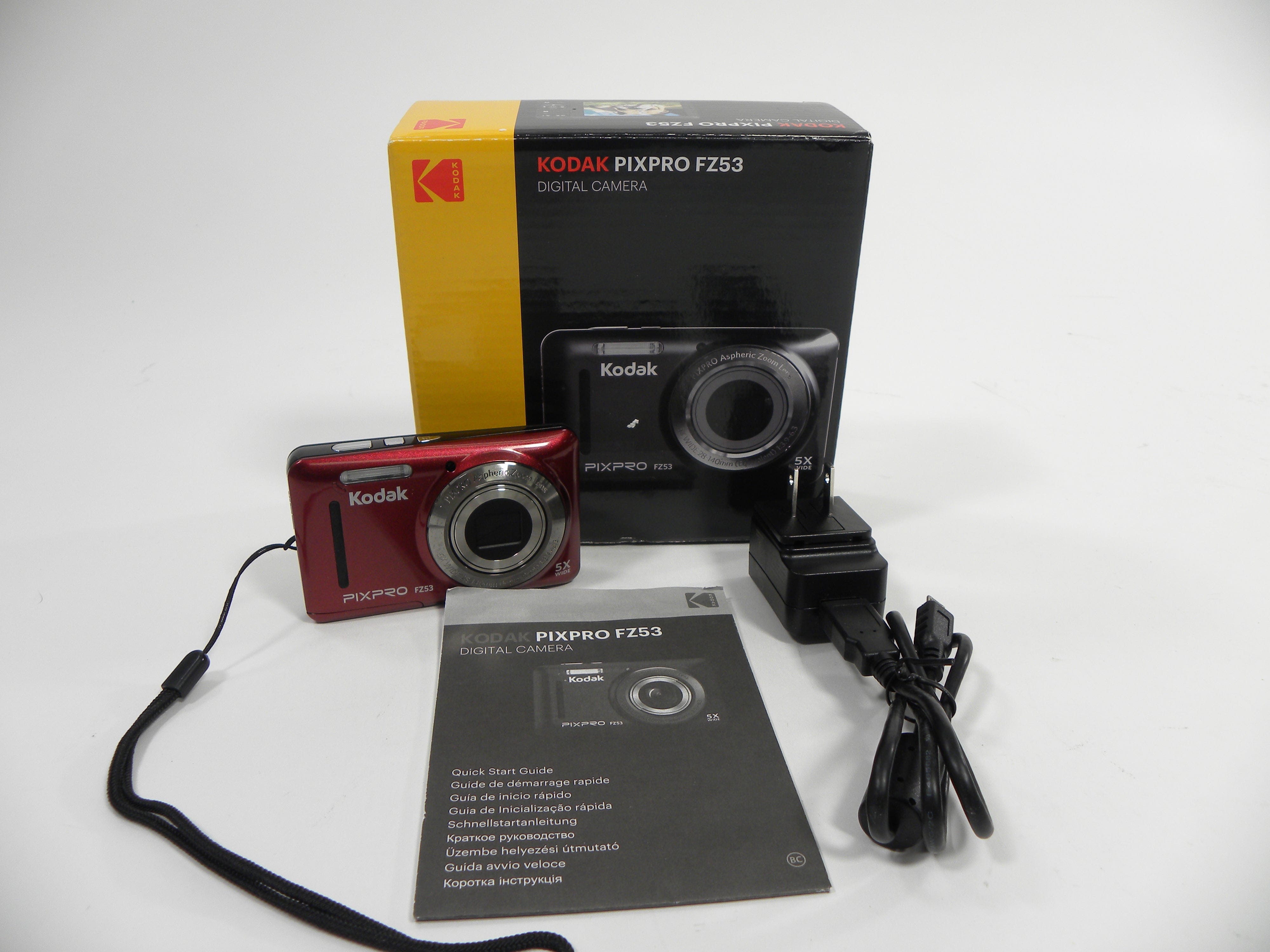 Kodak PixPro FZ53 16.1mp Digital Camera (RED)