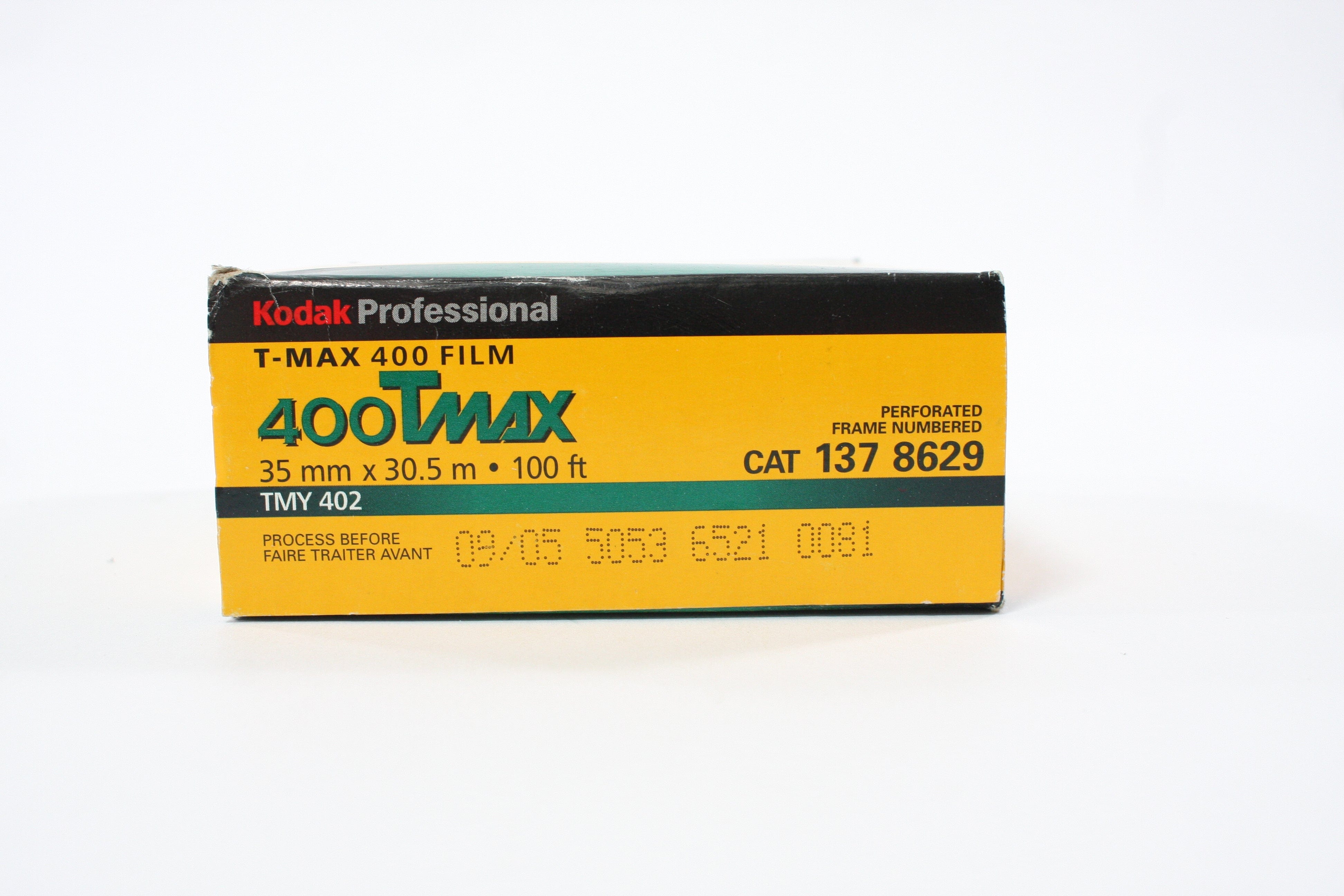 Kodak T-Max 400 35mm 100 ft Film UNOPENED Expired 09/2005