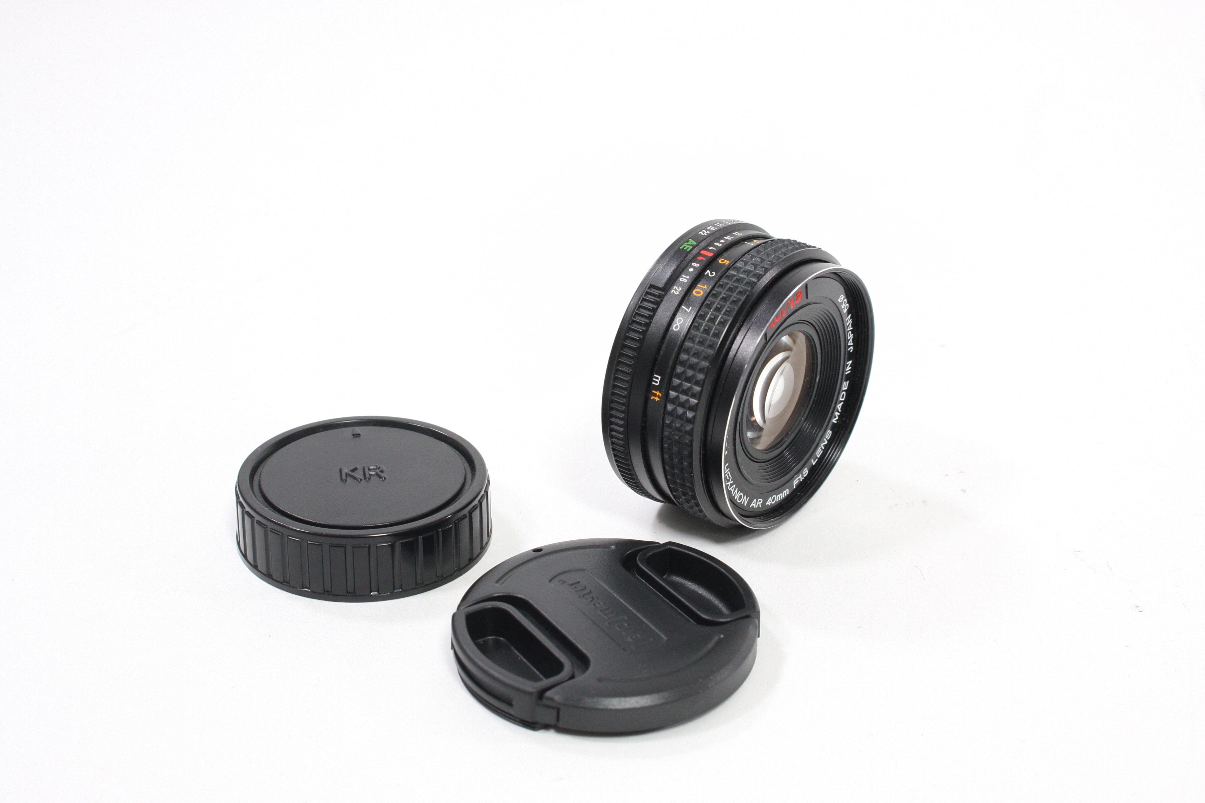 Konica 40mm f/1.8 Hexanon AR Lens for Konica AR Mount