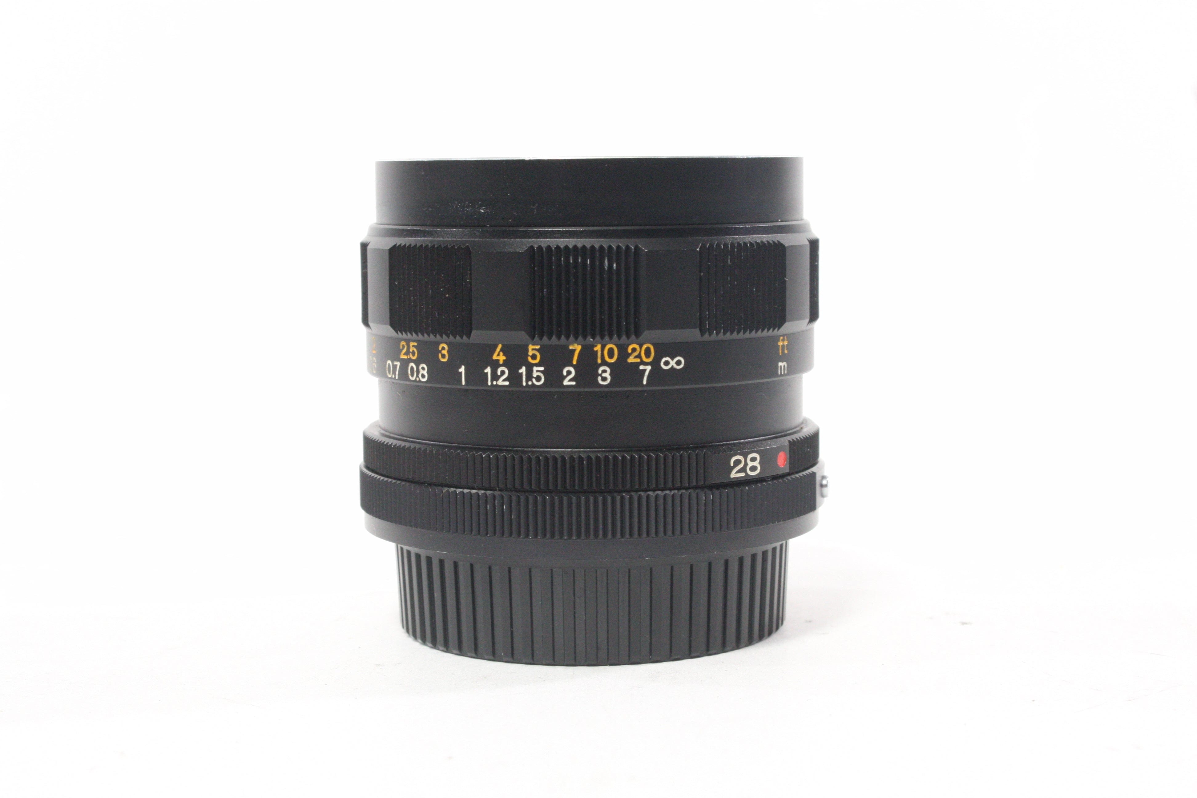 Konica Hexanon 28mm f/3.5 Lens with Hood for Konica AR Mount