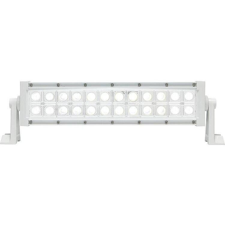 Seachoice UCL21CWSCH 51683 LED Spot/Flood Light Bar, White Housing 24 LEDs, 13.6", 12/24V