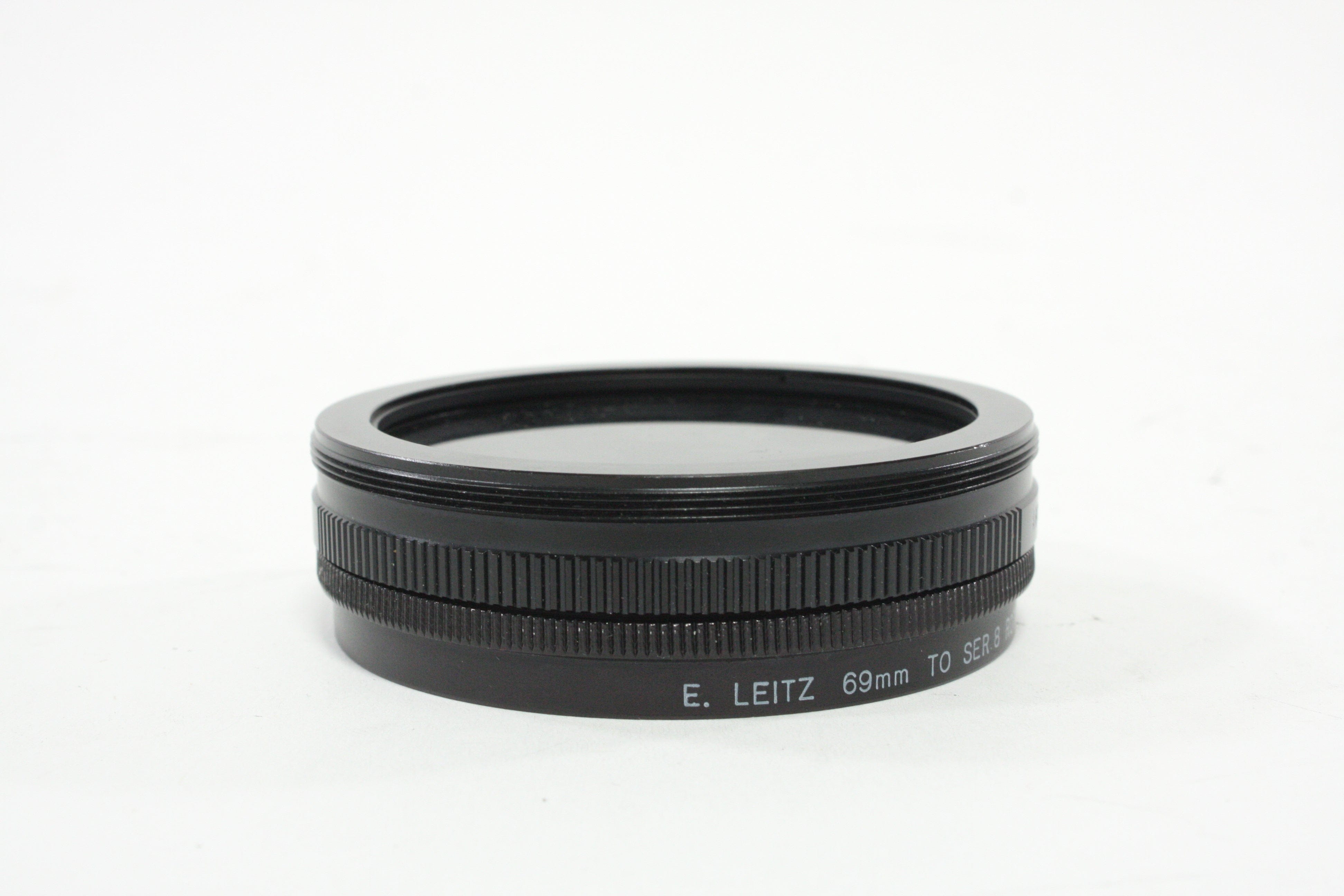 Leica E. Leitz 69mm Series 8 Roto Adapter/14165 with VIII and B&W Polarizer