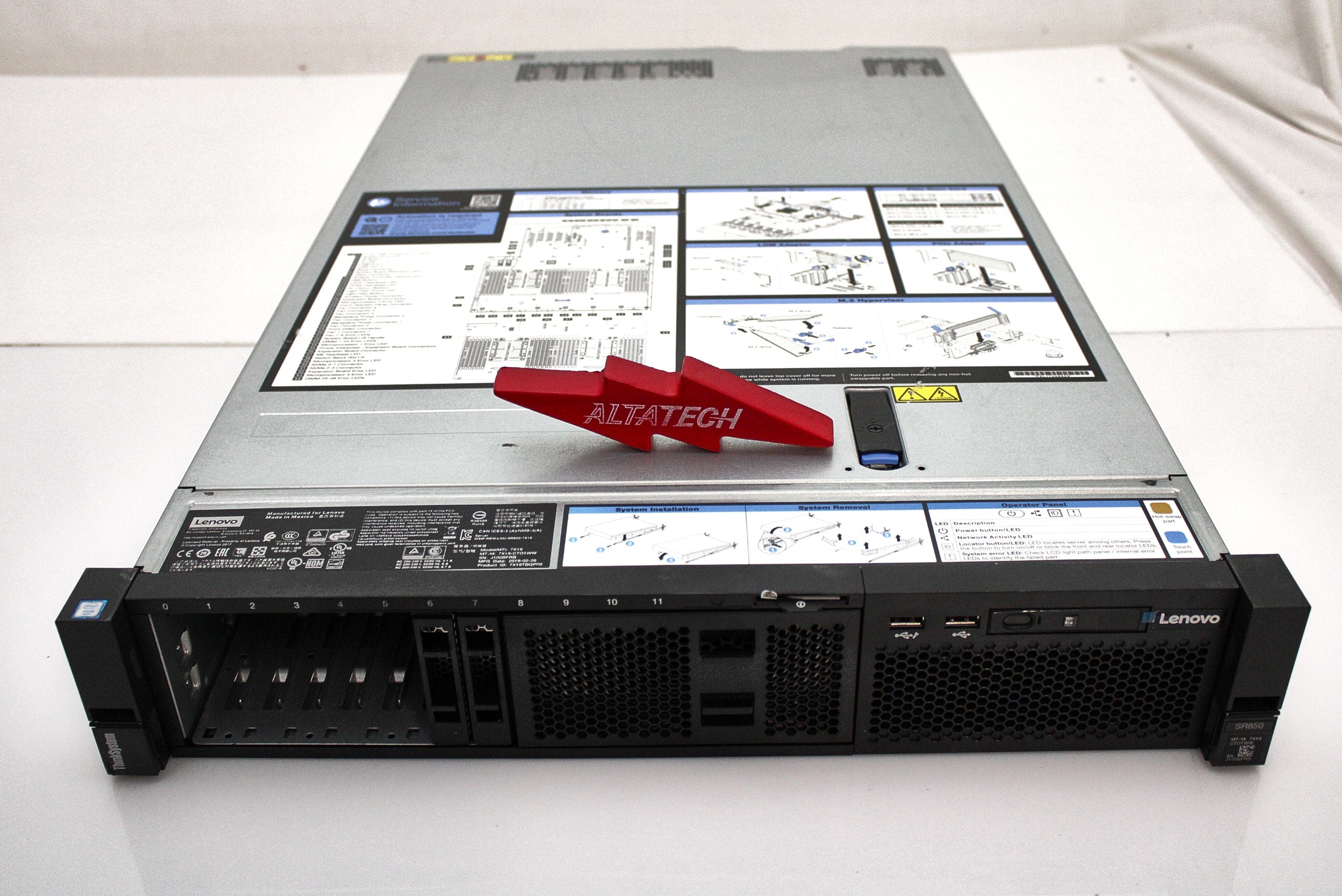 Lenovo 7X19CTO1WW SR850 CTO Server Chassis & System Board