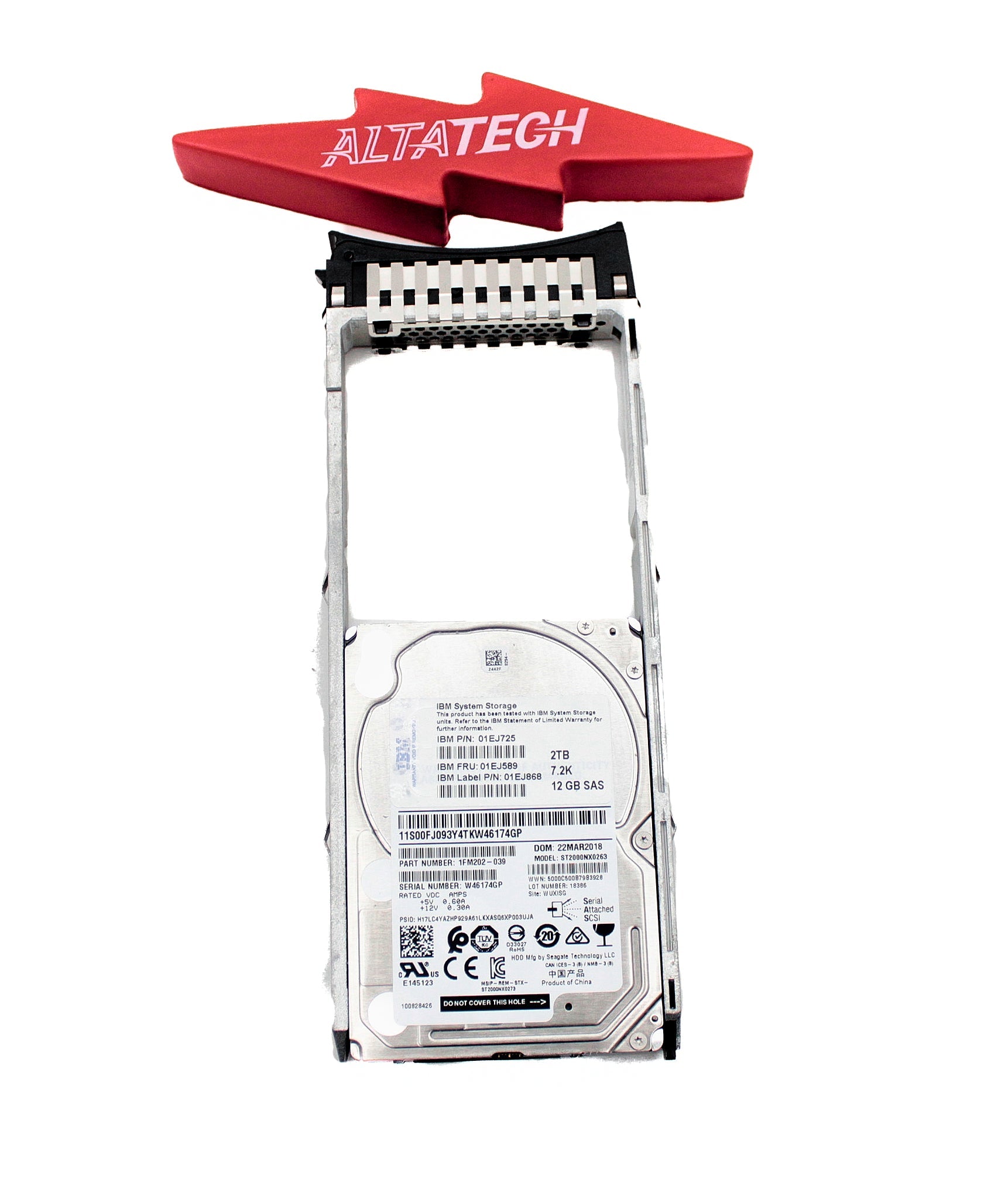 Lenovo AU6J V3700 V2 2TB 2.5 inch 7.2K HDD