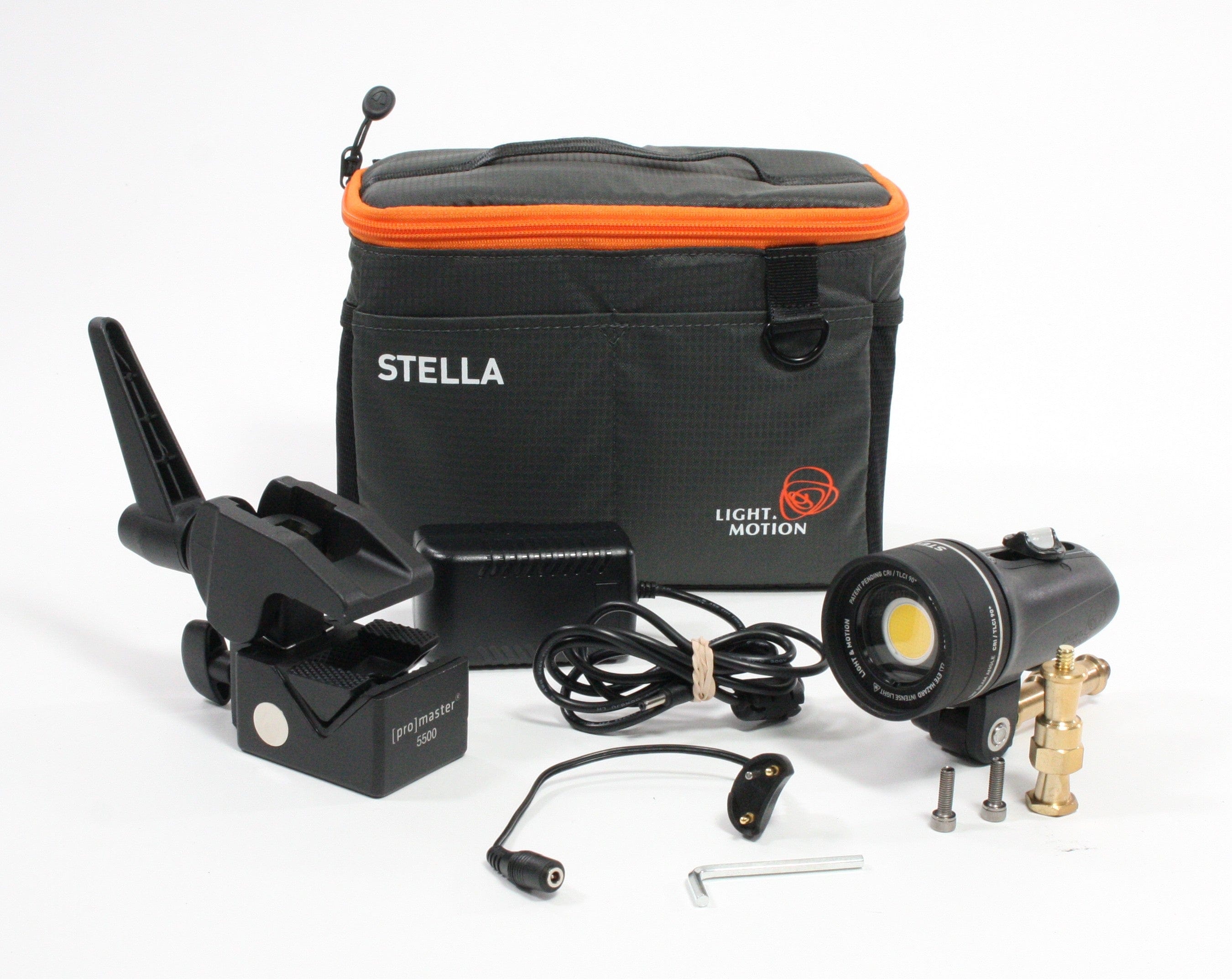 Light and Motion Stella 1000 LED Light with Clamp and Case