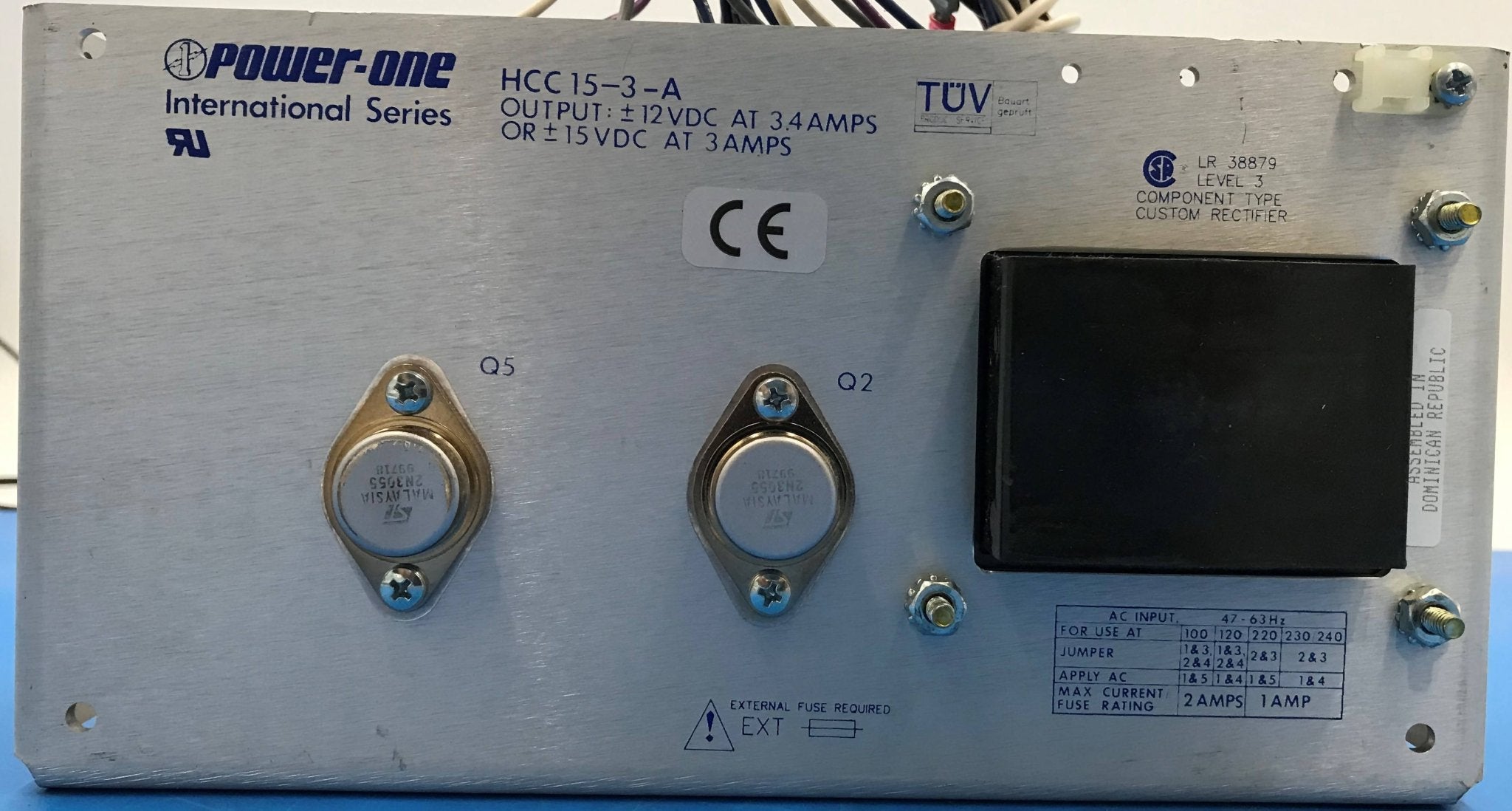 Linear Power Supply (HCC 15-3-A GE Advantx