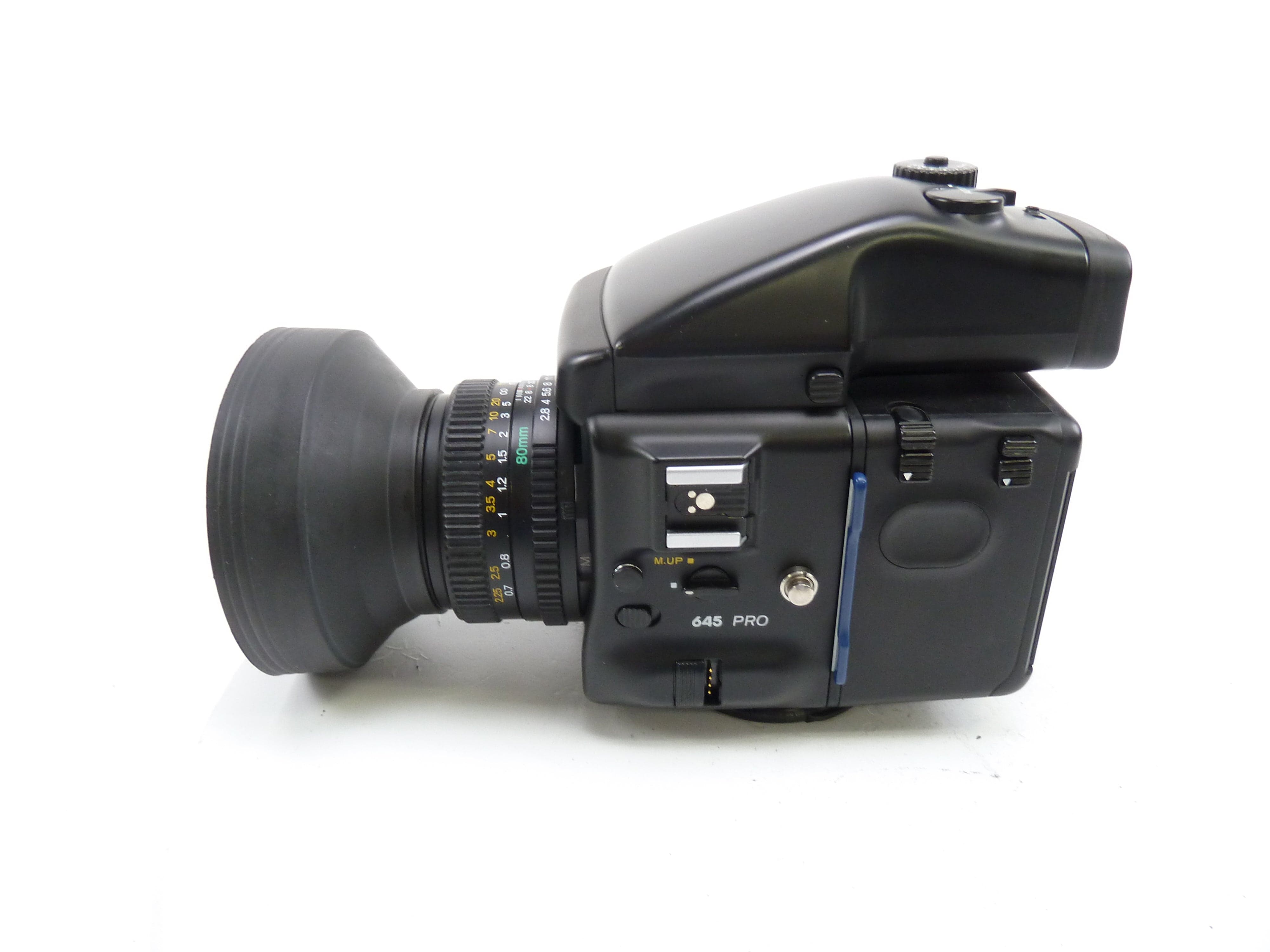 Mamiya 645 Pro Camera Outfit with AE Prism Finder and 80MM f2.8 N Lens