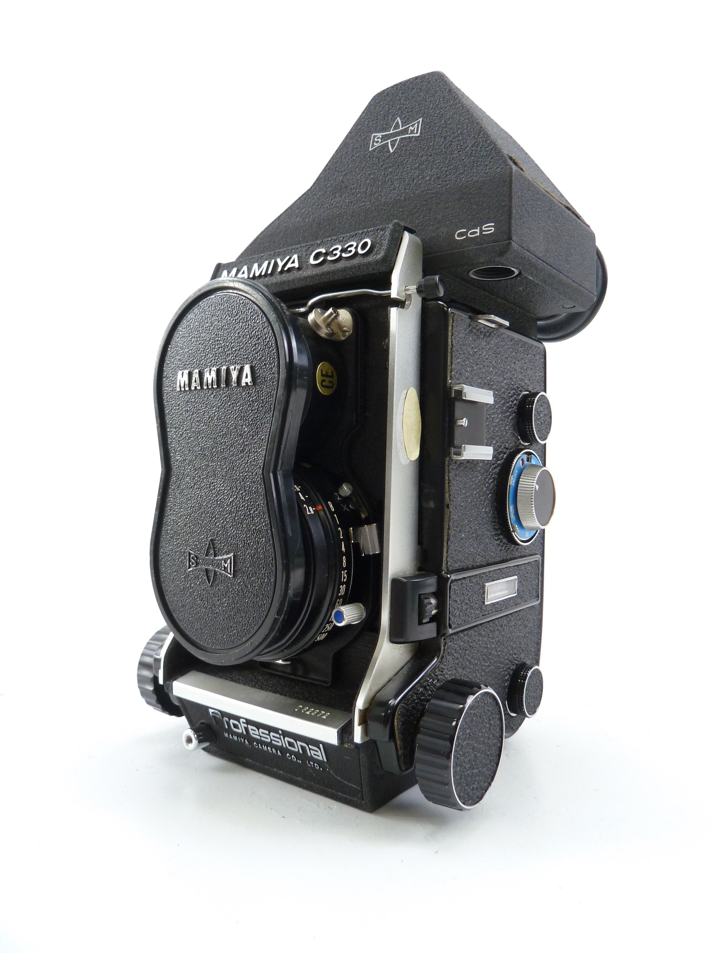 Mamiya C330 Kit with 80MM F2.8 Blue Dot Lens, and Poro Finder