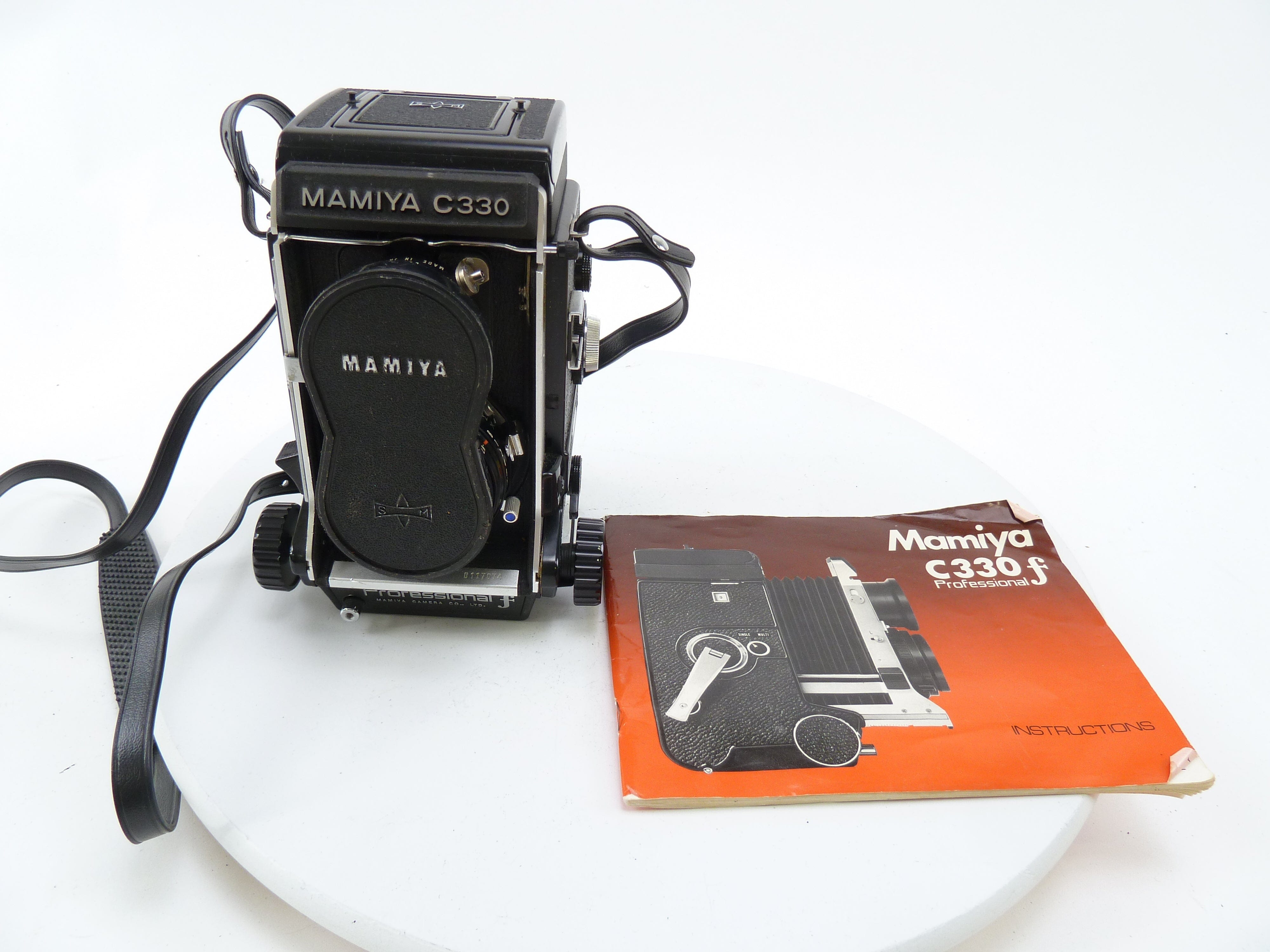 Mamiya C330F Camera Outfit with 80MM F2.8 Blue Dot Lens